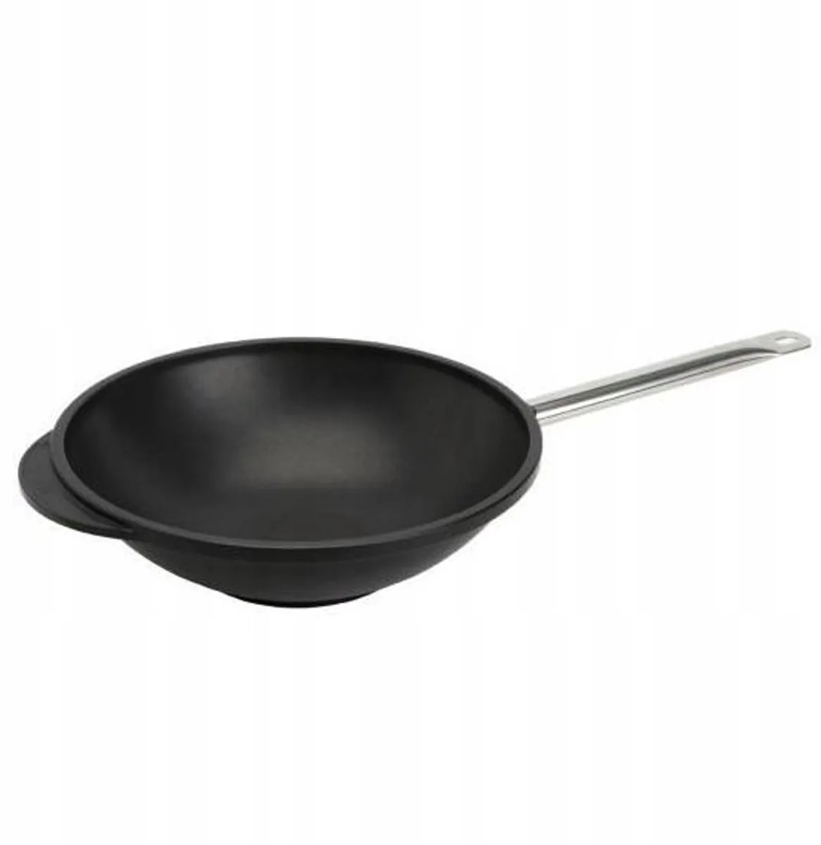 Wok Pan Aluminium Gietwerk 32cm - Inductie & Ovenbestendig de Hendi en Aluminum – photo produit