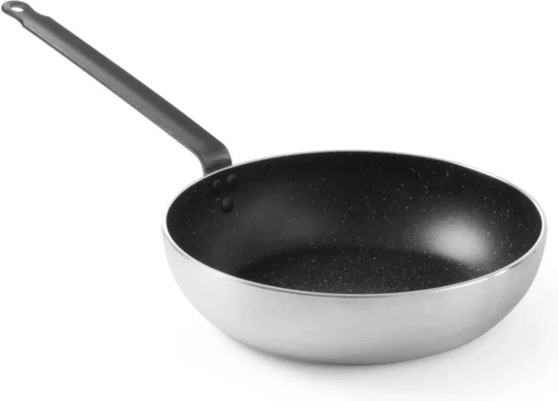 Wokpan – Aluminium – Marble anti-aanbaklaag – Ø 280 mm – Hittebestendig tot 260°C von Hendi in Mehrfarbig – Produktfoto