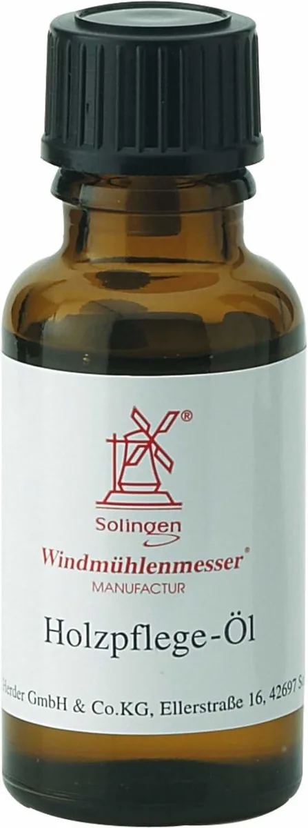 Olie – Onderhoud tbv Snijplanken en Heft – Universeel – 20 ml van Herder in Transparant – productfoto