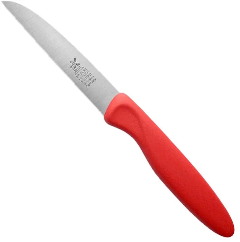 Schilmes Molenmes RVS 85mm met heft von Herder in Rot – Produktfoto