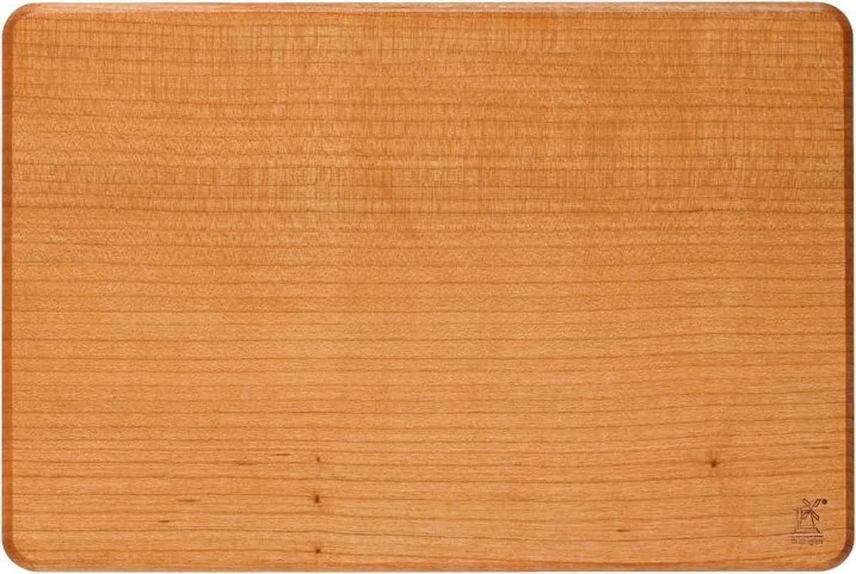 Windmühlenmesser Snijplank – 33x23 cm – Massief – Perfect voor Dagelijks Gebruik fra Herder i Kersenhout – produktbillede