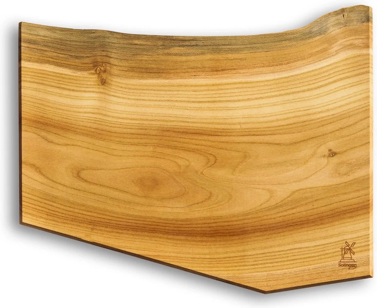 Windmühlenmesser Vrijvorm Snijplank – 27x20 cm – Uniek en Natuurlijk by Herder in Abrikooshout – product photo