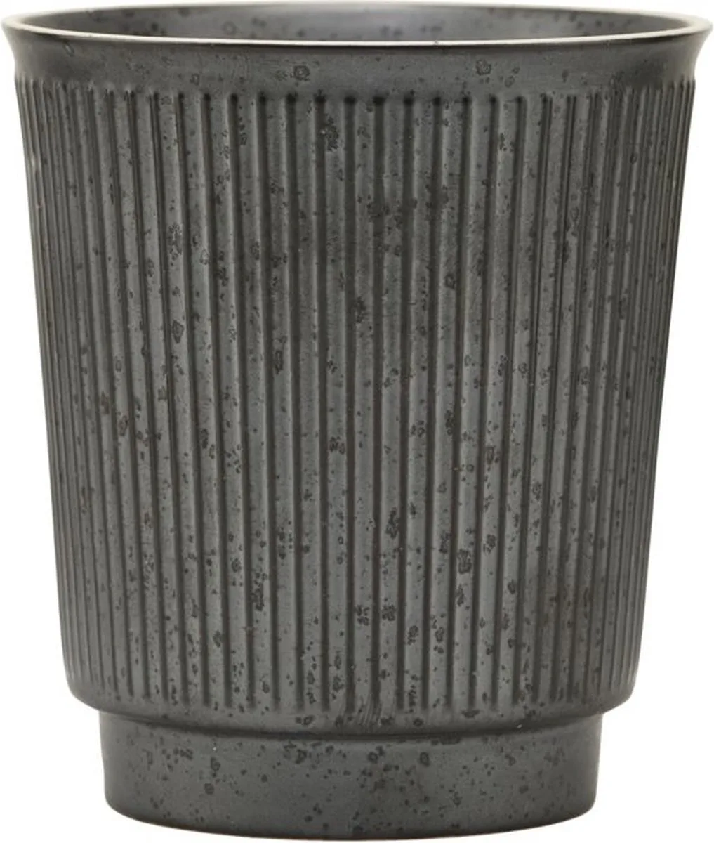 Berica mokken zwart - set van 12 stuks de House Doctor en Gris foncé, Noir – photo produit