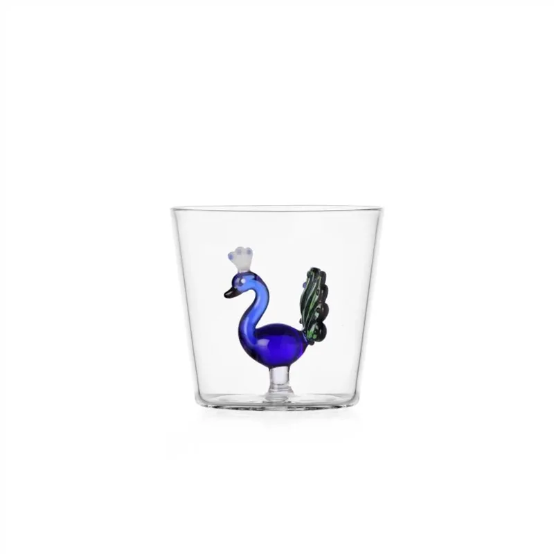 Animal Farm glas pauw by Ichendorf in Blue – product photo