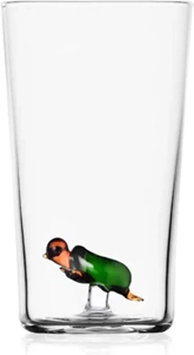 Animal Farm longdrinkglas groene schildpad von Ichendorf in Transparent – Produktfoto