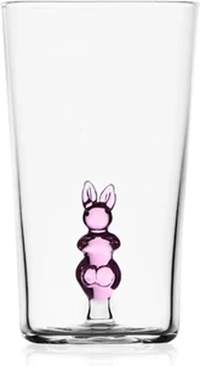 Animal Farm longdrinkglas roos konijn de Ichendorf en Transparent – photo produit