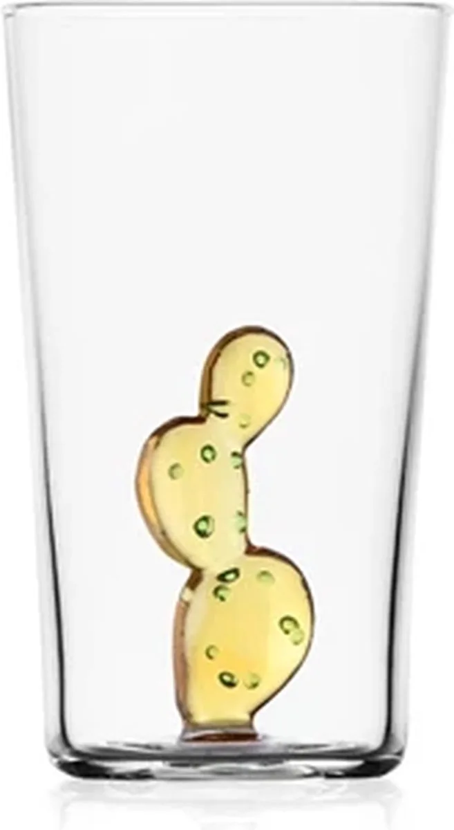 Desert Plant longdrinkglas cactus geel by Ichendorf in Transparent – product photo
