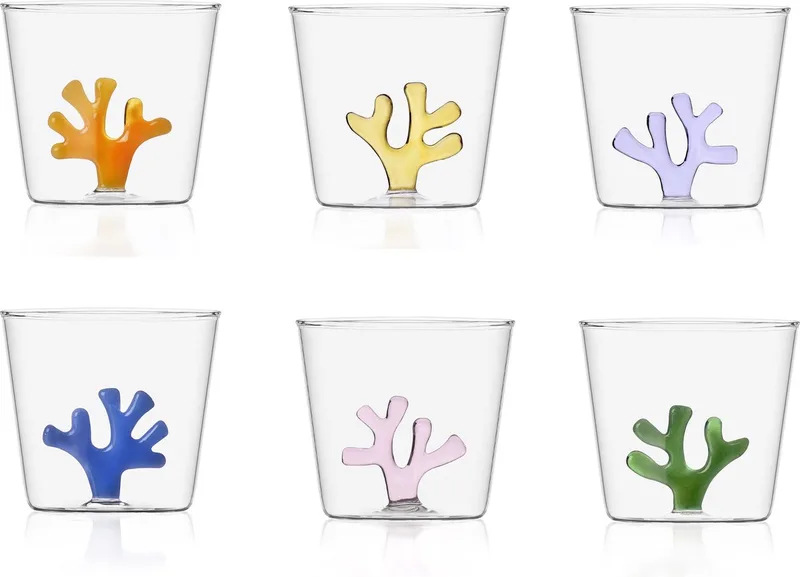 glas coral reef set van 6 by Ichendorf in Transparent – product photo
