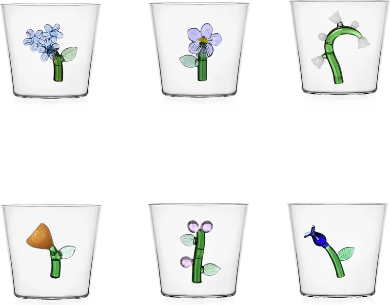 glazen botanica set van 6 by Ichendorf in Transparent – product photo