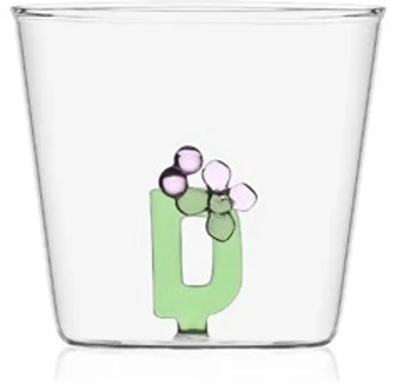 Greenwood Bloom Alphabet glas letter D by Ichendorf in Transparent – product photo