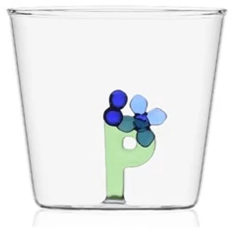 Greenwood Bloom Alphabet glas letter P de Ichendorf en Transparent – photo produit