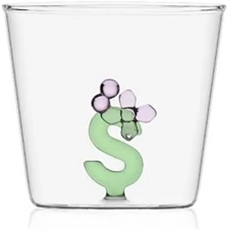 Greenwood Bloom Alphabet glas letter S by Ichendorf in Transparent – product photo