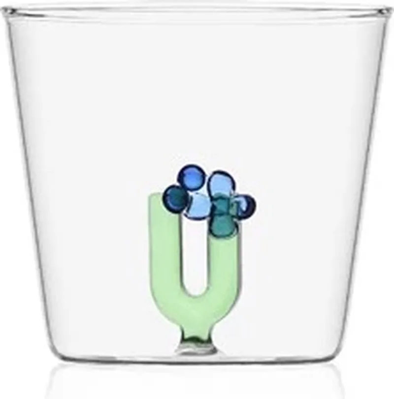 Greenwood Bloom Alphabet glas letter U de Ichendorf en Transparent – photo produit