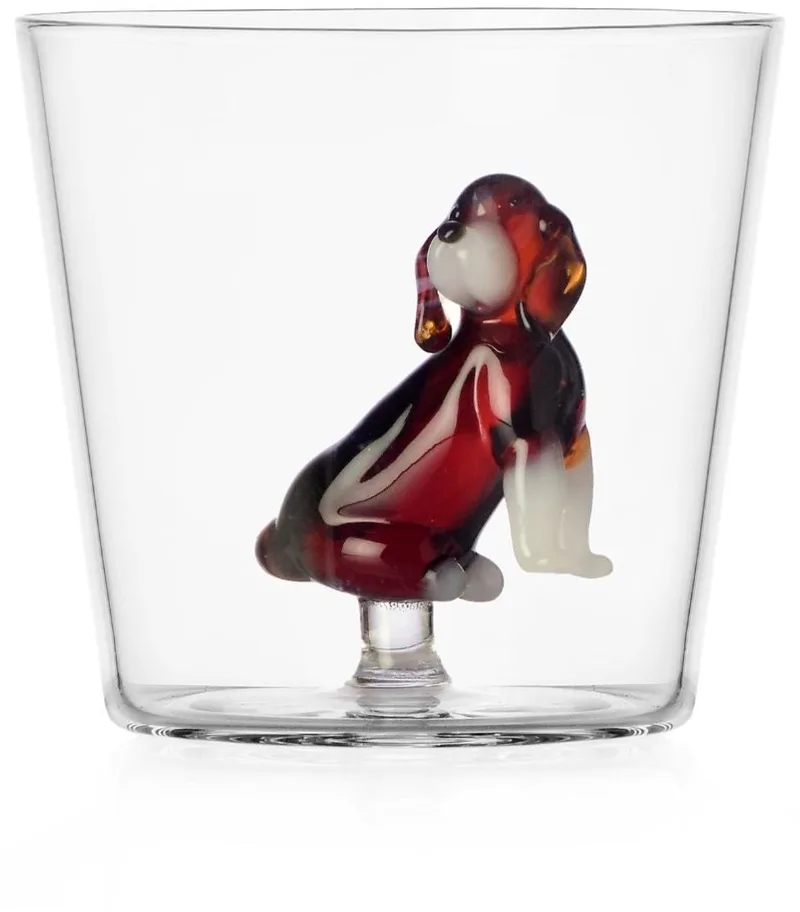 Waterglas Basset Hound - Waterglazen by Ichendorf in Transparent – product photo