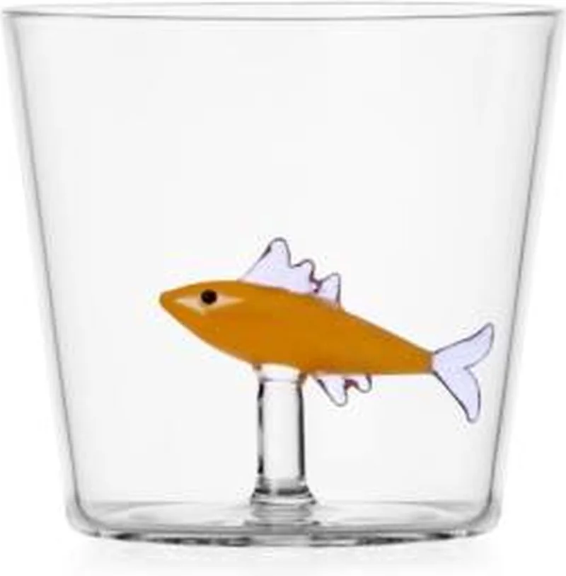 Waterglas Marine Garden Sardine by Ichendorf in Amber – product photo