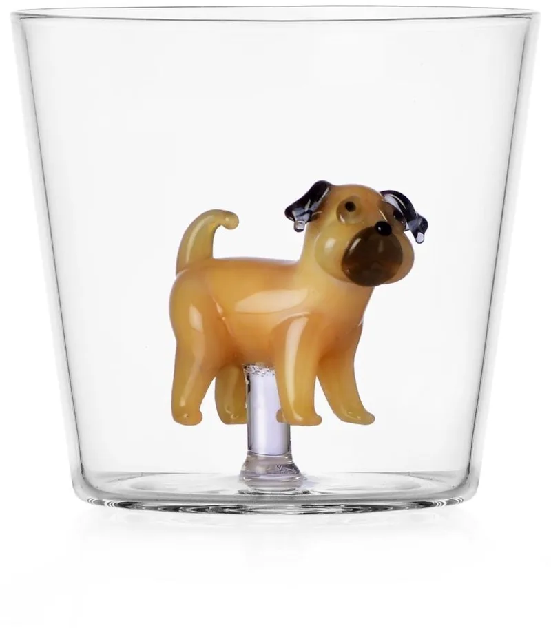 Waterglas Pug - Waterglazen von Ichendorf in Transparent – Produktfoto