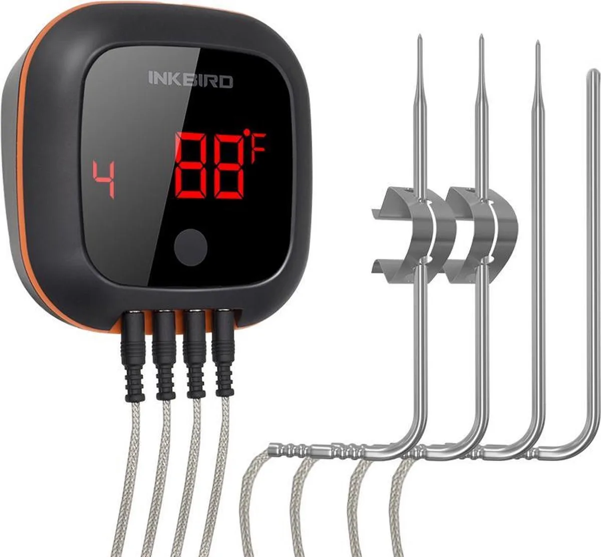 Bluetooth Thermometer - Keukenthermometer - Oplaadbare Accu van Inkbird in Ibt-4xs – productfoto