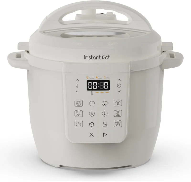 Classic 5,7L Multicooker Sea Salt Wit - 7-in-1 Snelkookpan - Slowcooker - Stomer - Yoghurtmaker - Tot 6 Porties - Tot 70% Sneller Koken von Instant Pot in Wit 5, 7L – Produktfoto