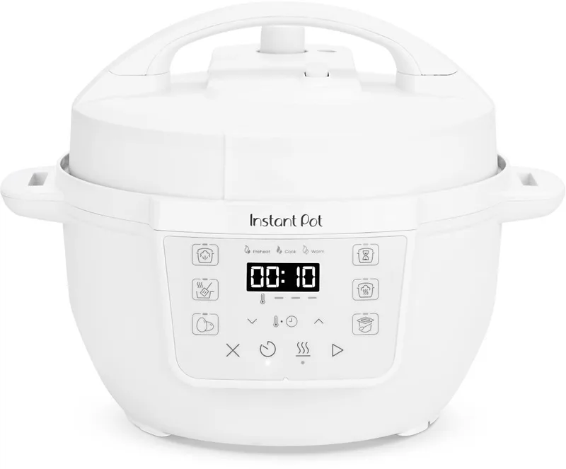 Classic Mini 3,8L Multicooker Sea Salt Wit - 7-in-1 Snelkookpan - Slowcooker - Stomer - Yoghurtmaker - Compact Design - Tot 4 Porties - Tot 70% Sneller Koken - Tot 80% Energiebesparing fra Instant Pot i Wit 3, 8L – produktbillede