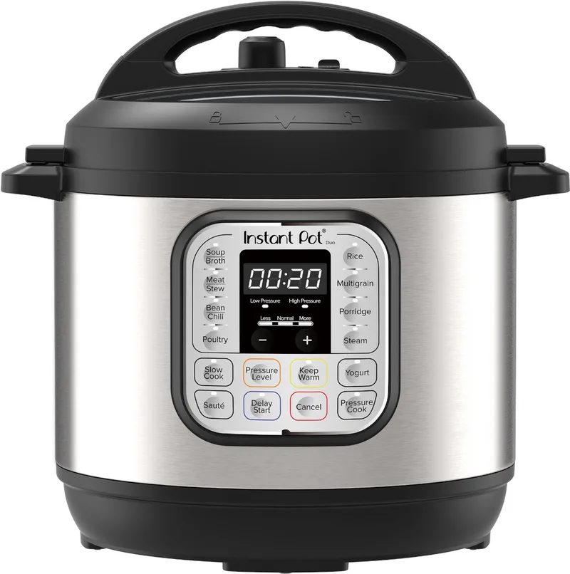 Duo 7,6L Multicooker - 7-in-1 Snelkookpan - Slowcooker - Rijstkoker - Stomer - Yoghurtmaker - Warmhouden - Tot 8 Porties by Instant Pot in Rvs 7, 6L – product photo