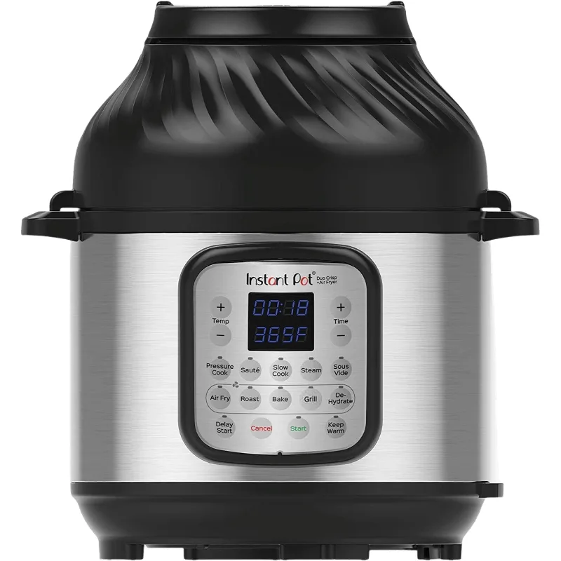 Duo Crisp 5,7 L 11-in-1 elektrische snelkookpan en airfryer met twee deksels van Instant Pot – productfoto
