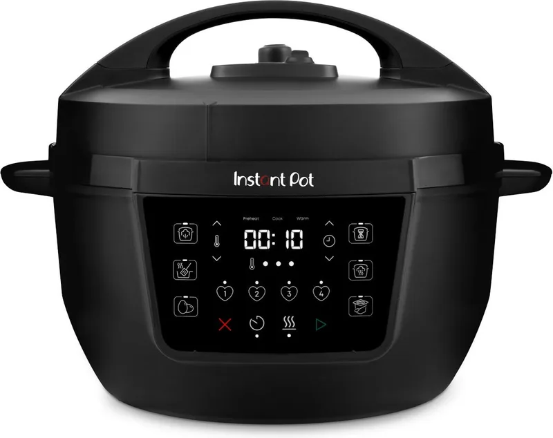 Rio XL 7,1L Multicooker - 7-in-1 Snelkookpan - Slowcooker - Rijstkoker - Stomer - 33% Meer Kookoppervlak - RVS Binnenpan - Tot 80% Energiebesparing by Instant Pot in Zwart XL 7, 1L – product photo