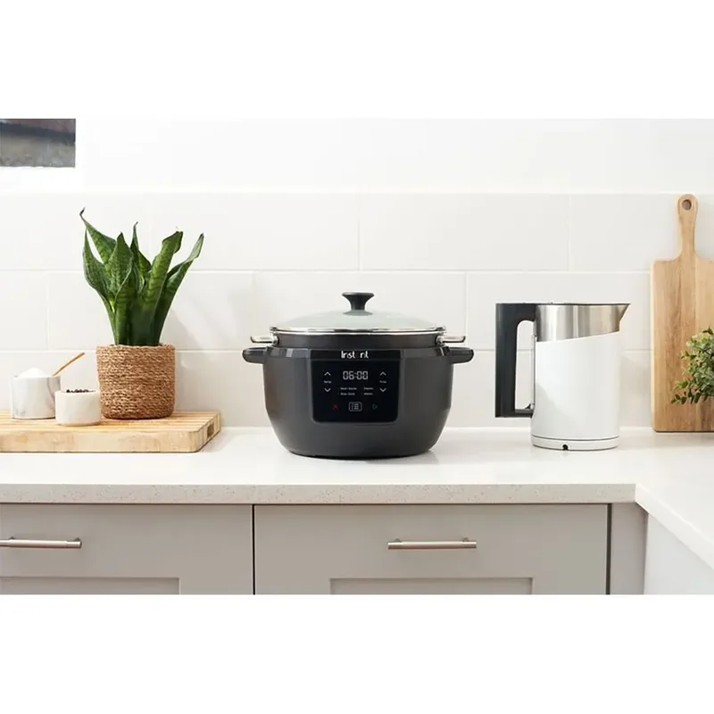 Superior 7,2L Slow Cooker - 4-in-1 Slowcooker - Sauteren - Stomen - Warmhouden - Tot 10 Porties - One-Pot Koken von Instant Pot in Instant Pot Superior Slow Cooker 7, 2L – Produktfoto 4 von 5
