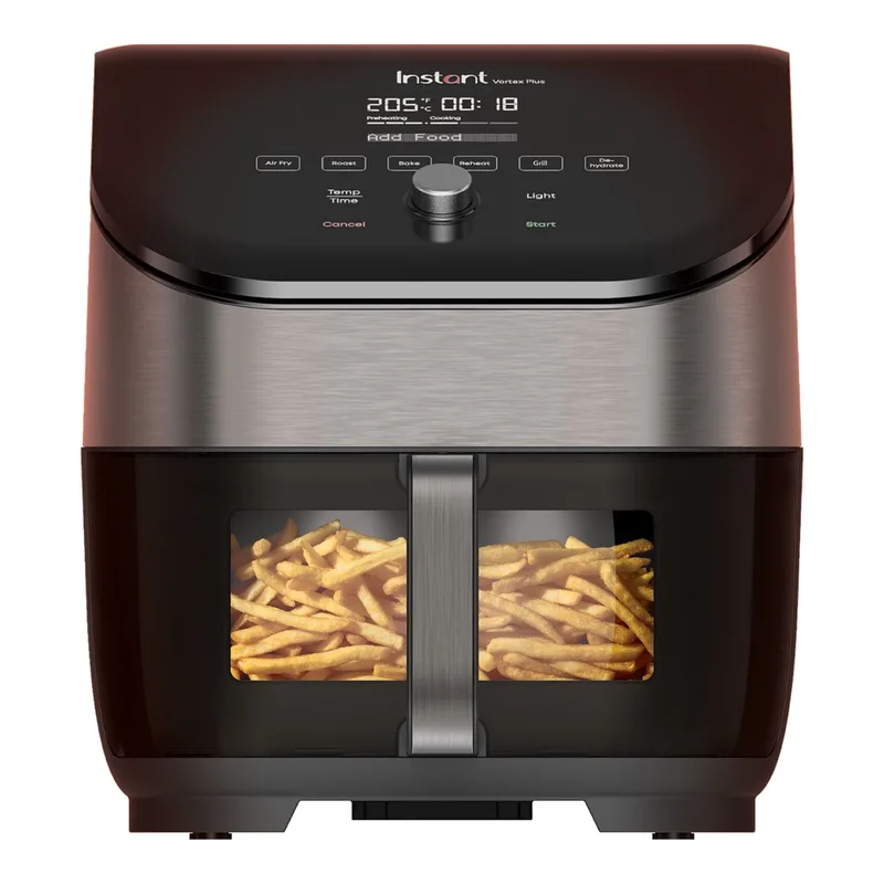 Vortex Plus ClearCook & OdourErase 5,7L 6-in-1 airfryer met kijkvenster – RVS van Instant Pot – productfoto