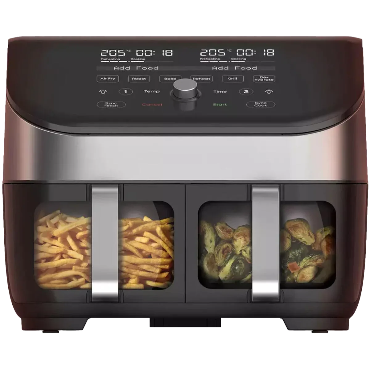 Vortex Plus Dual ClearCook airfryer 7,6L (RVS) van Instant Pot – productfoto