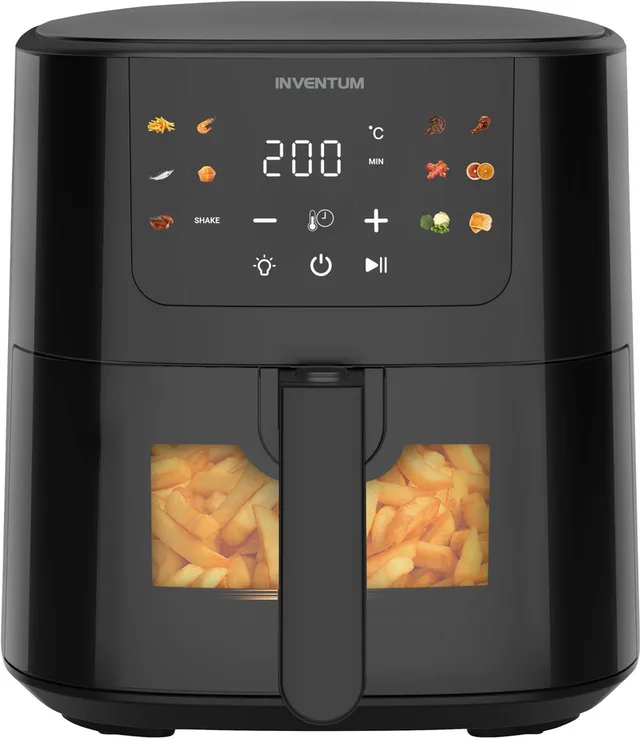 GF502HLDB Airfryer - 5L - Kijkvenster - 11 programma's - 70-200 °C - Tot 5 personen