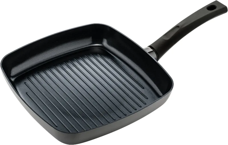 Avon Grillpan - 26 cm - Keramisch - Ergo Greep - Geschikt voor Inductie - PFAS, PTFE Vrij by ISENVI in Anthracite – product photo