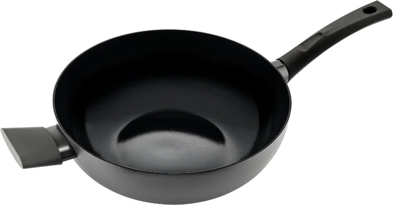 Avon Wokpan Inductie - 32 cm - Keramisch - Ergo Greep - Wok - PFAS, PTFE Vrij - Alle Warmtebronnen von ISENVI in Zonder Deksel – Produktfoto