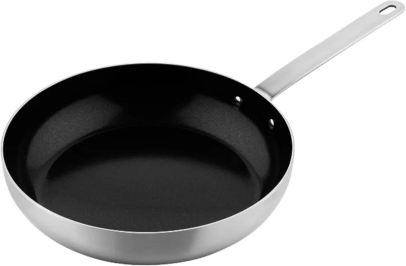 Soenil by ISENVI Koekenpan - 24 cm - RVS - Keramisch - Geschikt voor Inductie - PFAS, PTFE Vrij von ISENVI in Hoogglans RVS – Produktfoto