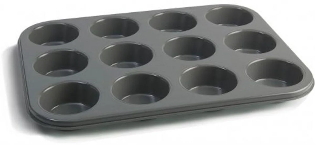 muffinvorm - 12stuks - 35x27x3cm van Jamie Oliver in Blauw – productfoto
