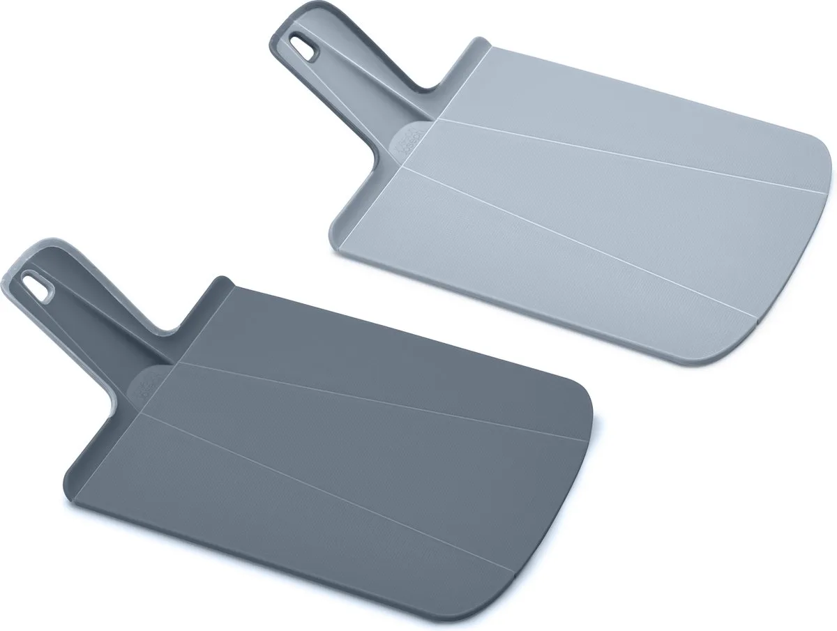 Chop2Pot Editions Snijplanken - Opvouwbaar - Set van 2 Stuks- Klein - Sky van Joseph Joseph in Blauw – productfoto