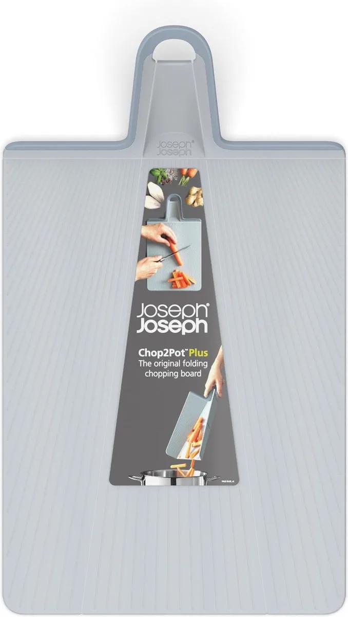 Chop2Pot Plus Snijplank – Opvouwbaar – Groot – Antislip & Vaatwasserbestendig van Joseph Joseph in Lichtblauw – productfoto