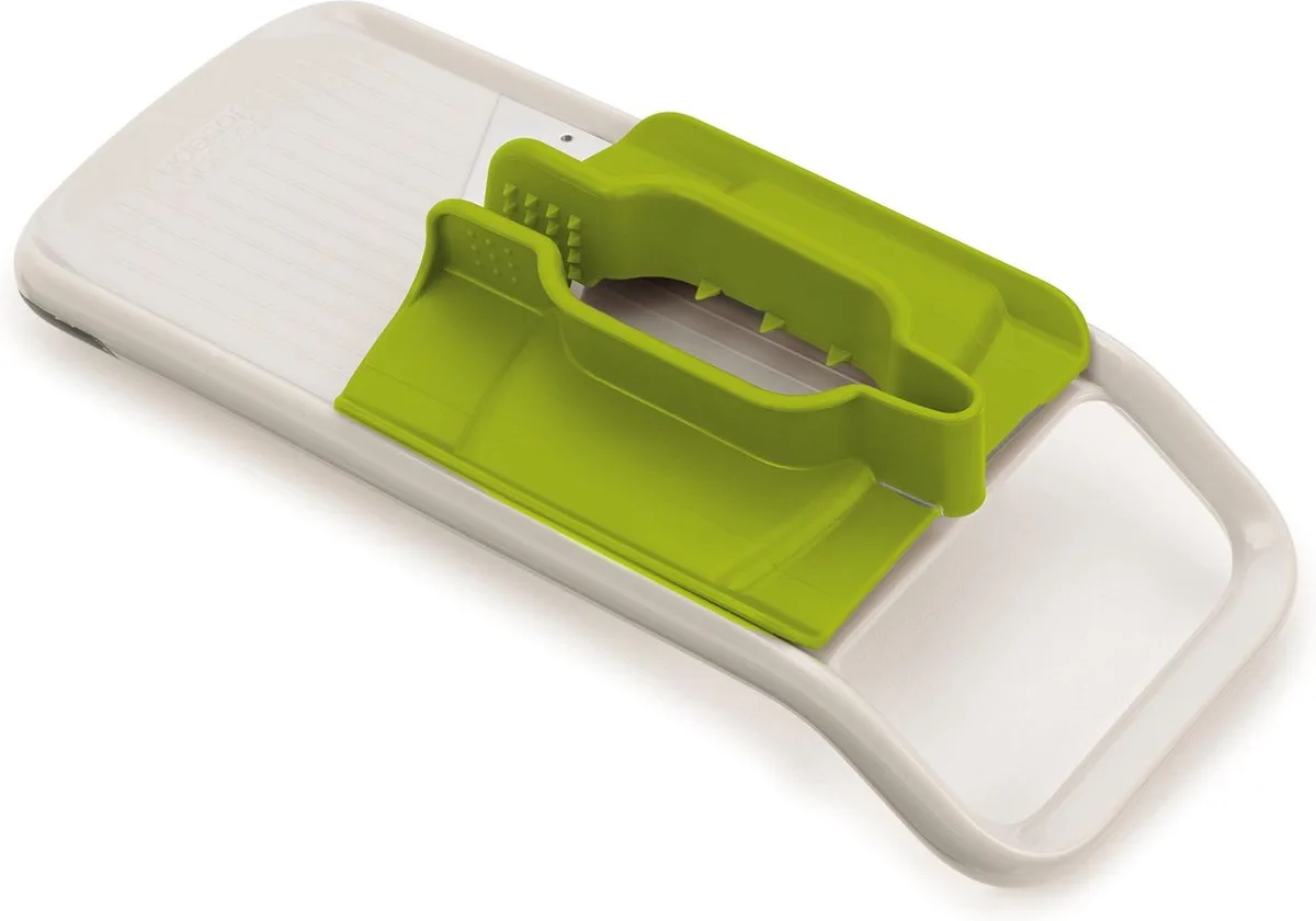 Duo Multi-Grip Mandoline – Veilig en nauwkeurig groenten snijden von Joseph Joseph in Beige – Produktfoto