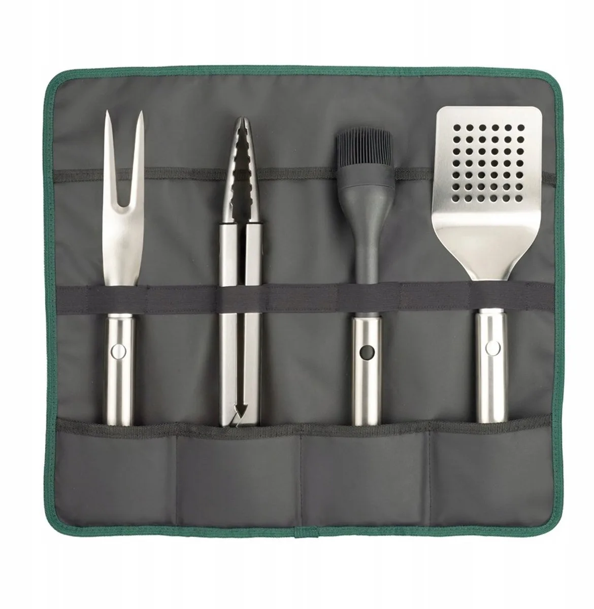 GrillOut Joseph Joseph 4-delige Grillset met Koffer en Borstel de Joseph Joseph en Gris – photo produit