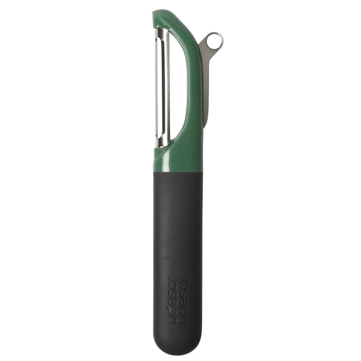 Multi-Peel dunschiller – 3-in-1 groente & fruitschiller – RVS – ergonomisch van Joseph Joseph in Groen – productfoto