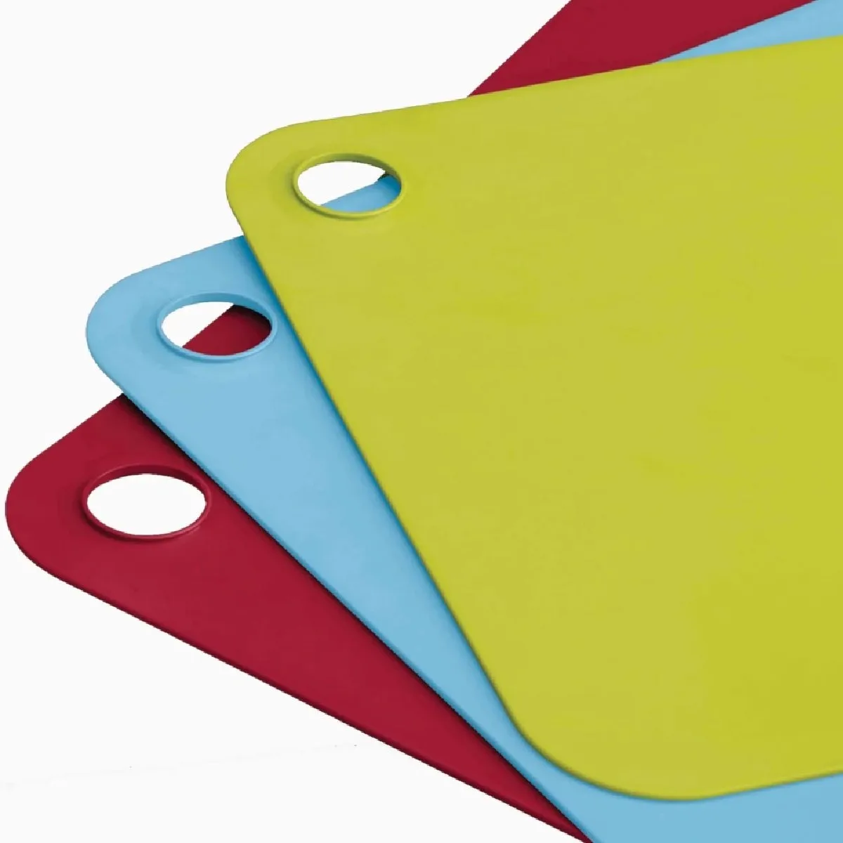 Pop Snijplank Set van 3 Stuks - Polypropyleen - Multicolor van Joseph Joseph in Rood – productfoto