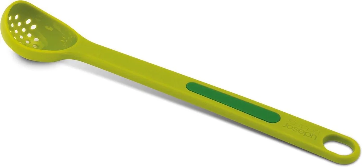 Scoop&Pick Antipasta Lepel en Vork - Siliconen van Joseph Joseph in Groen – productfoto