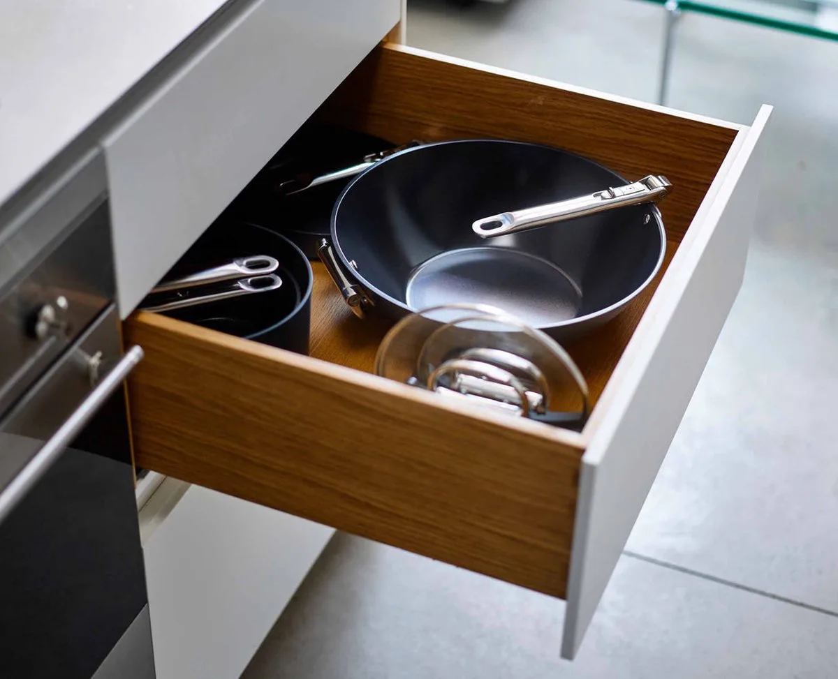 Wokpan Joseph Joseph Space 32cm Wok van Joseph Joseph in Blauw – productfoto