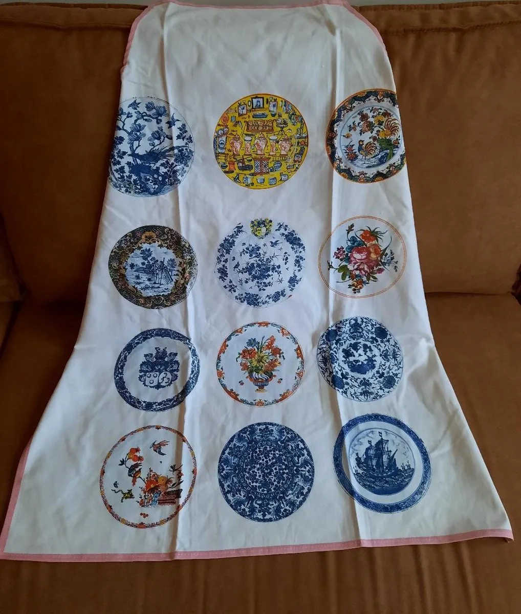 keukenschort Plates van &k amsterdam in Meerkleurig – productfoto