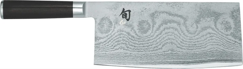Chinees Koksmes Shun Classic 18 cm - 32 lagen damaststaal - DM-0712 de Kai en Argent – photo produit