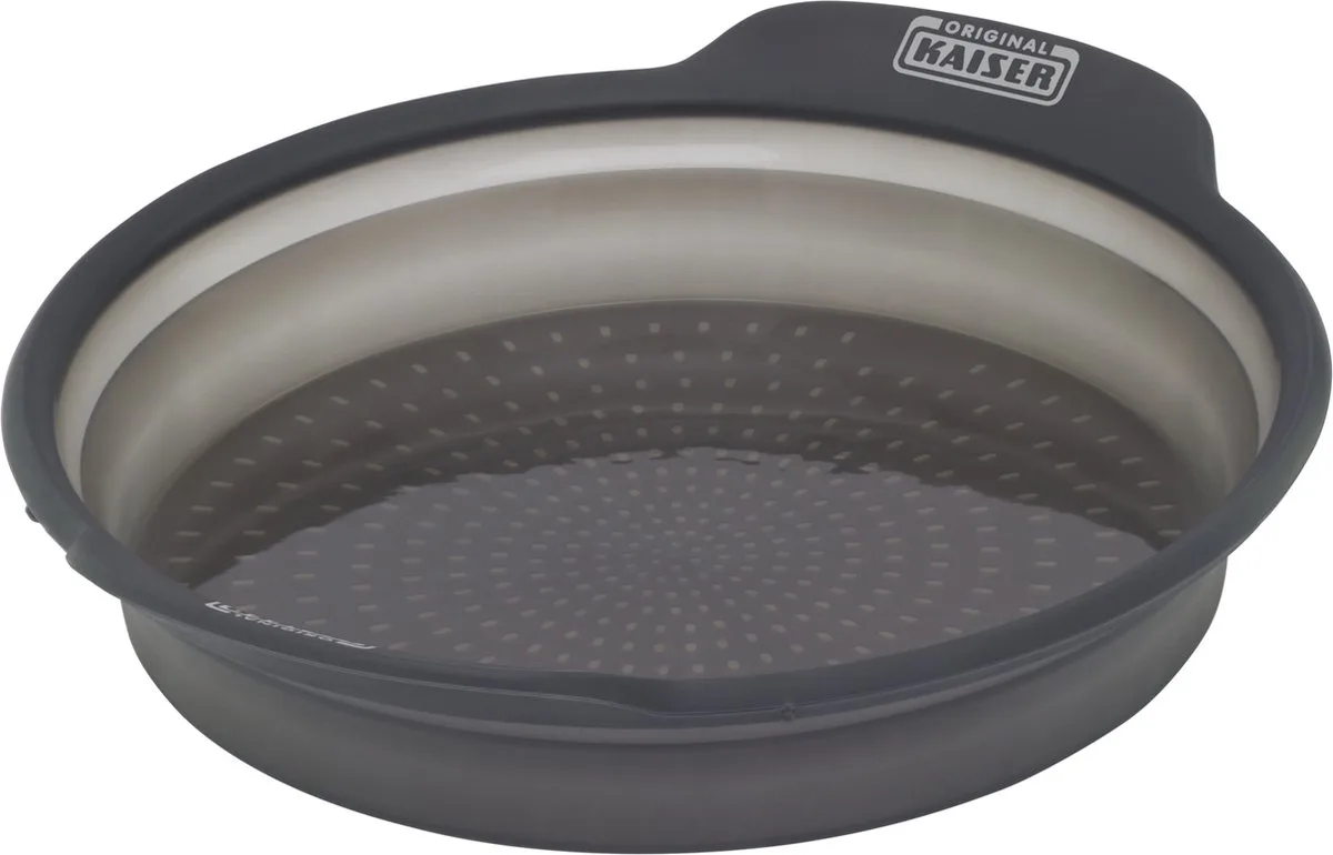 CrispFlex ronde bakvorm - Ø 24 cm - Silicoon van Kaiser in Zwart – productfoto