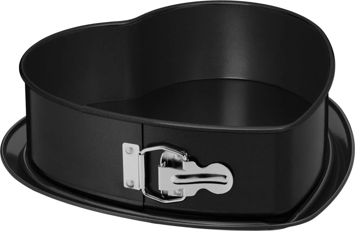 Inspiration Hartvorm - Bakvorm - 25 x 26 x 7 cm - Non-Stick Coating - Voor Speciale Gelegenheden van Kaiser in Zwart – productfoto