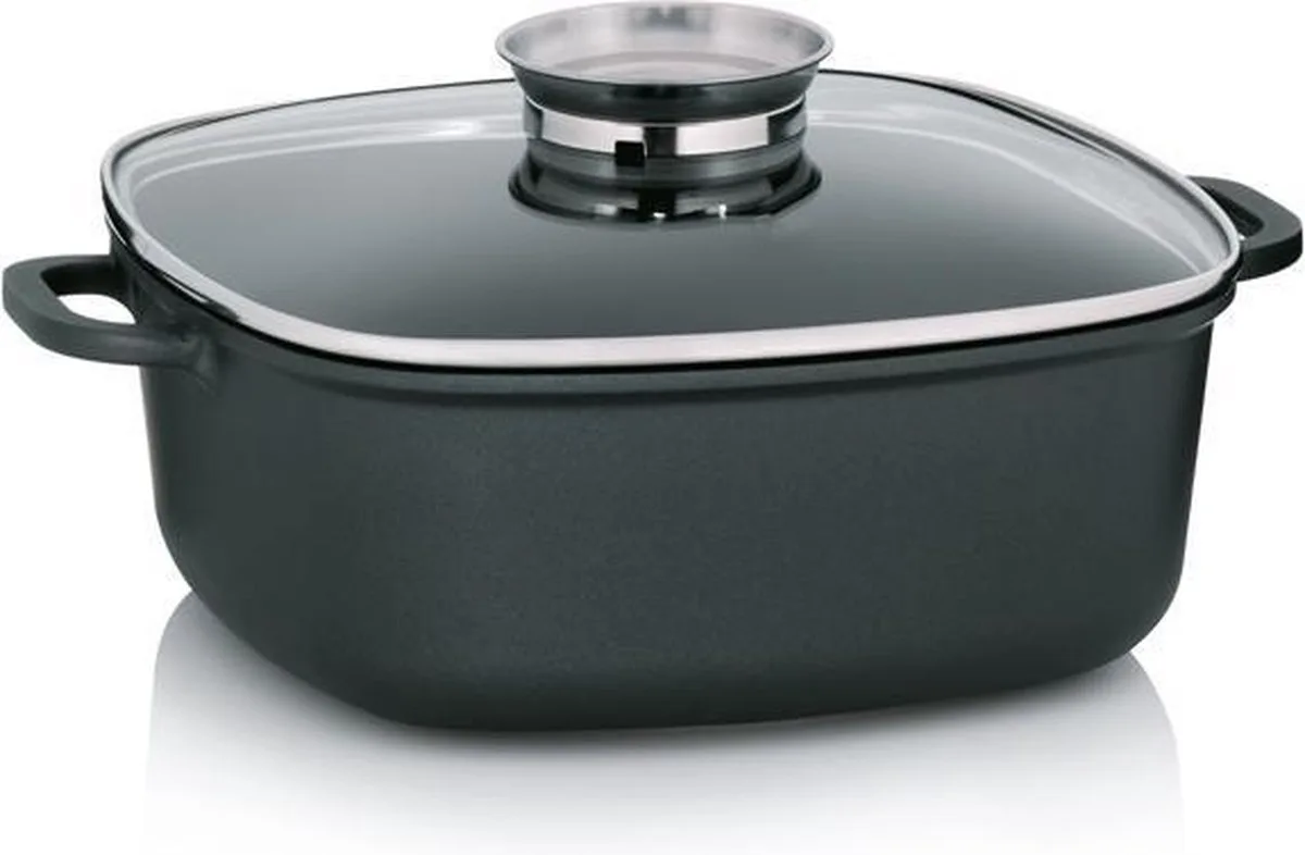 Braadpan vierkant, 28 cm de Kela en Noir – photo produit