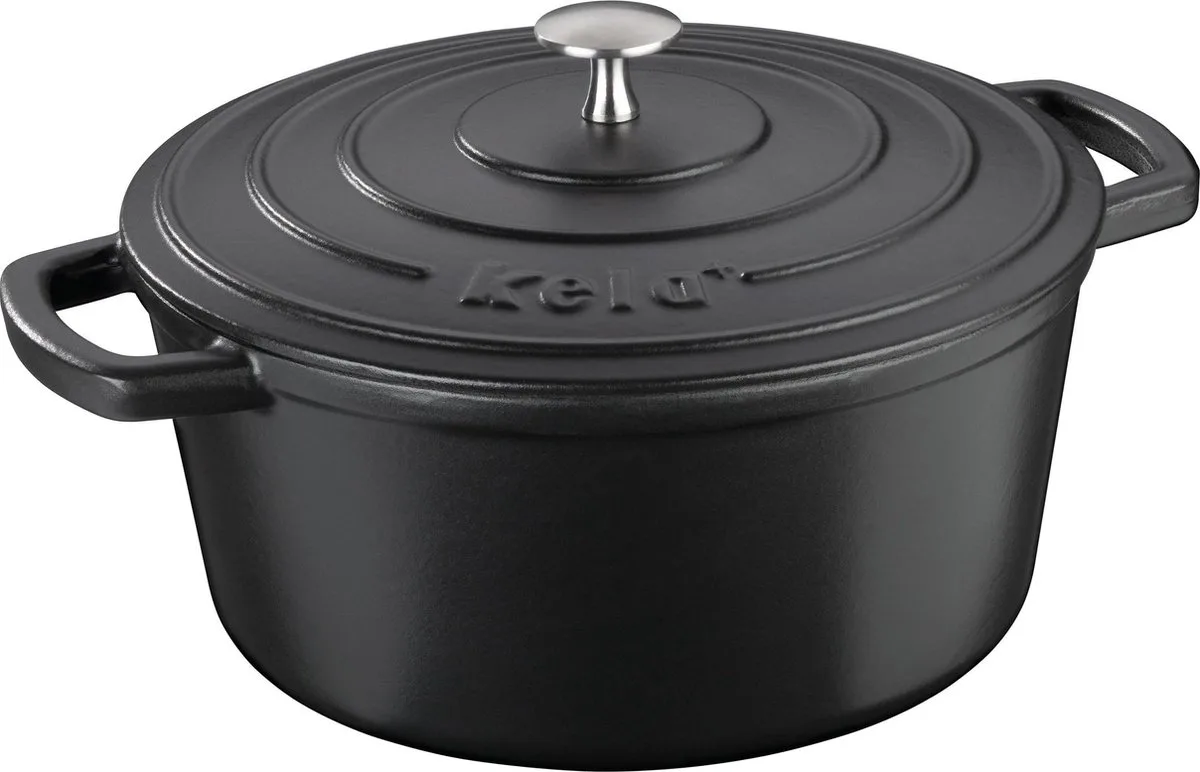 Calido Braadpan 26 cm van Kela in Zwart – productfoto
