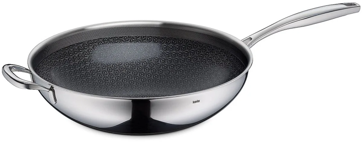 Flavoria roestvrijstalen wokpan met antiaanbaklaag, 32 cm, 4,5 l van Kela in Stříbrná – productfoto