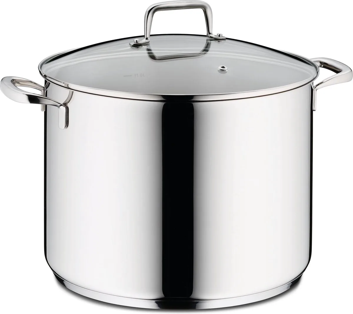 Flavoria Soeppan - 11 liter - met glazen deksel van Kela in Zilver – productfoto